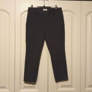 LOFT Ankle Petite Pants - Grey